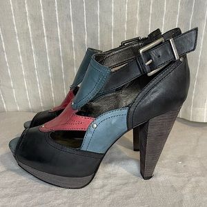 Miss Sixty Tricolored Platforms